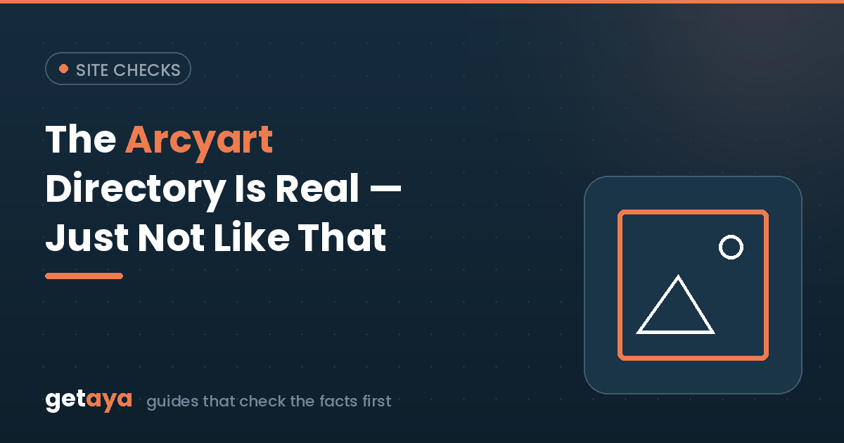 The Arcyart Artist Directory Is Real — Just Not What the Articles Say It Is