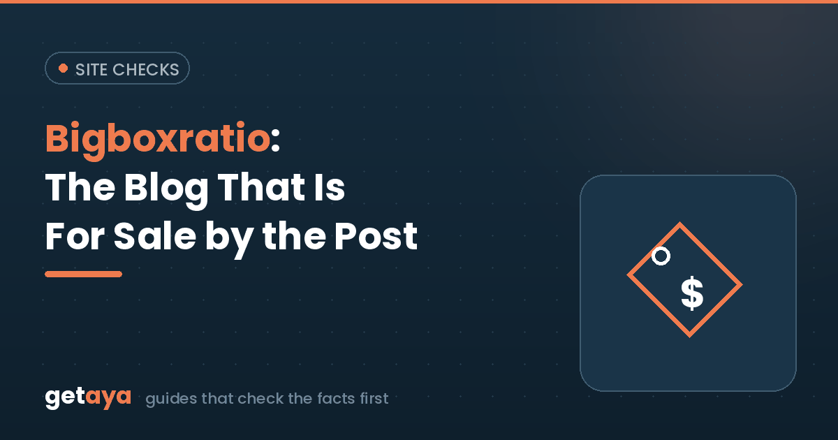 Bigboxratio.com: The Home-Design Blog That Is Openly for Sale by the Post