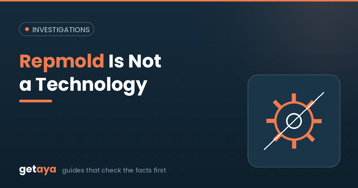 Repmold Is Not a Technology: Anatomy of a Phantom Manufacturing Term