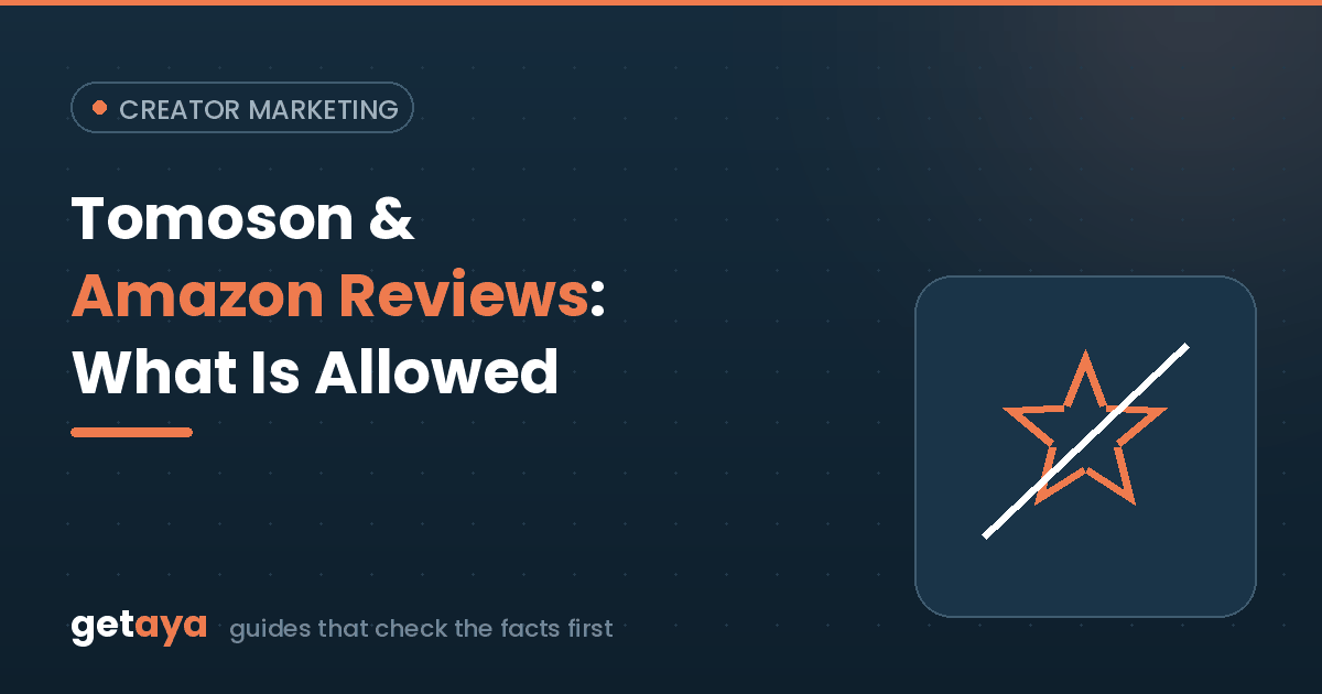 Tomoson and Amazon Reviews: What Changed, and What Is Actually Allowed